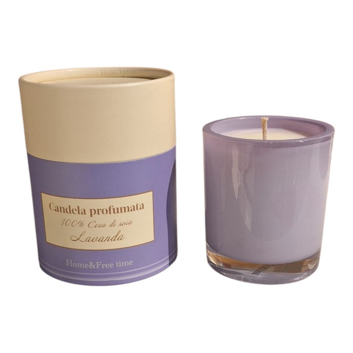 Acquista online Brandani scented candle lavender essence lilac glass cod.51353 Brandani